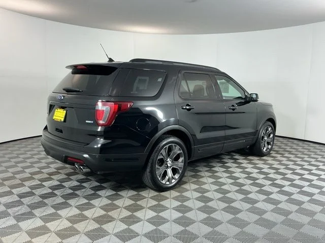 Used 2018 Shadow Black Ford Sport image 5