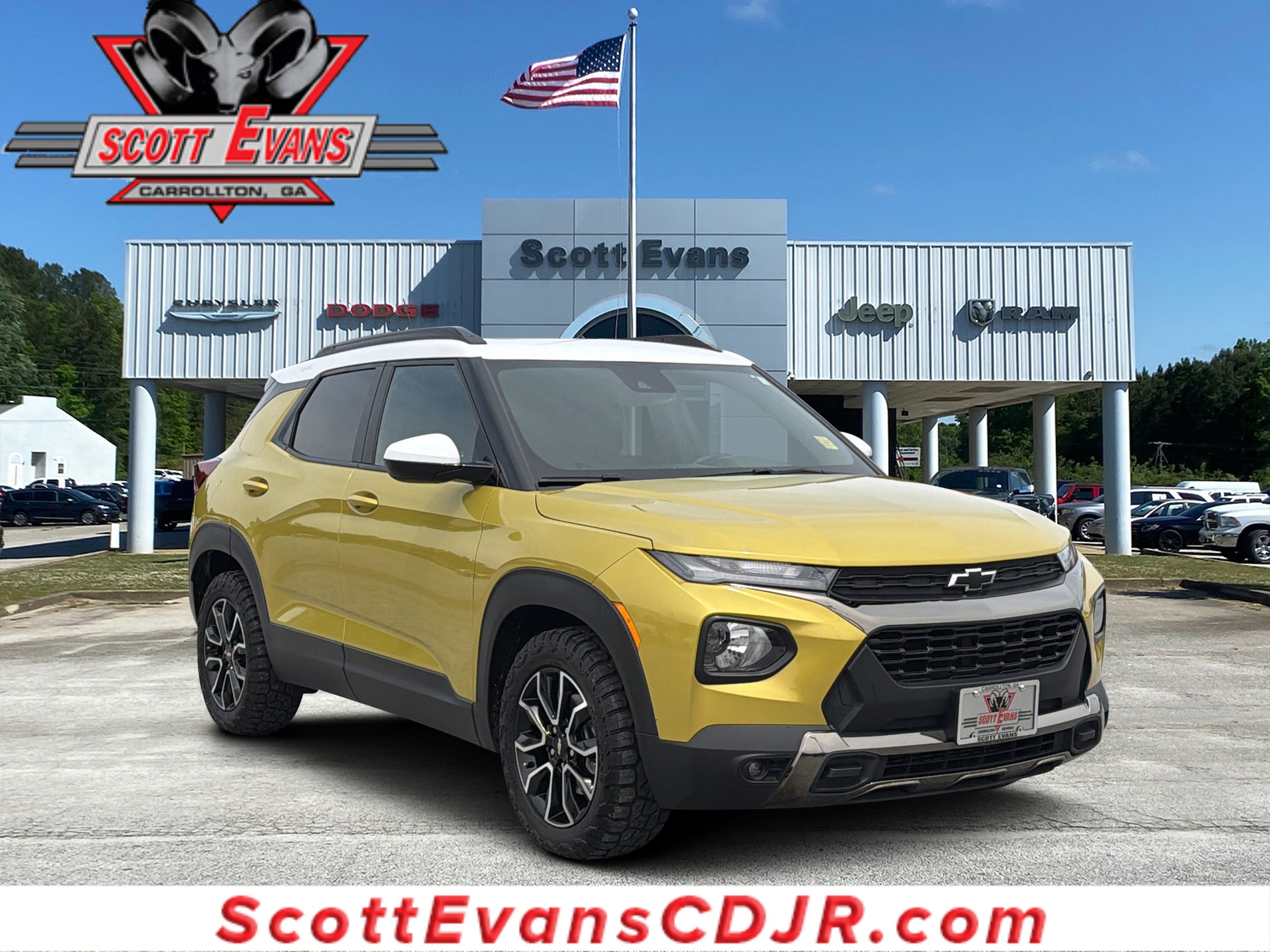 Used 2023 Nitro Yellow Metallic Chevrolet ACTIV image 1