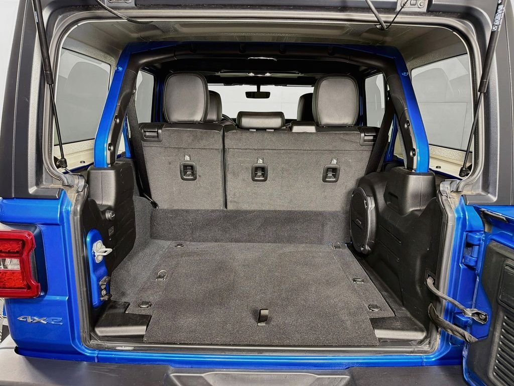 Used 2022 Blue Jeep Unlimited Sahara 4xe image 24