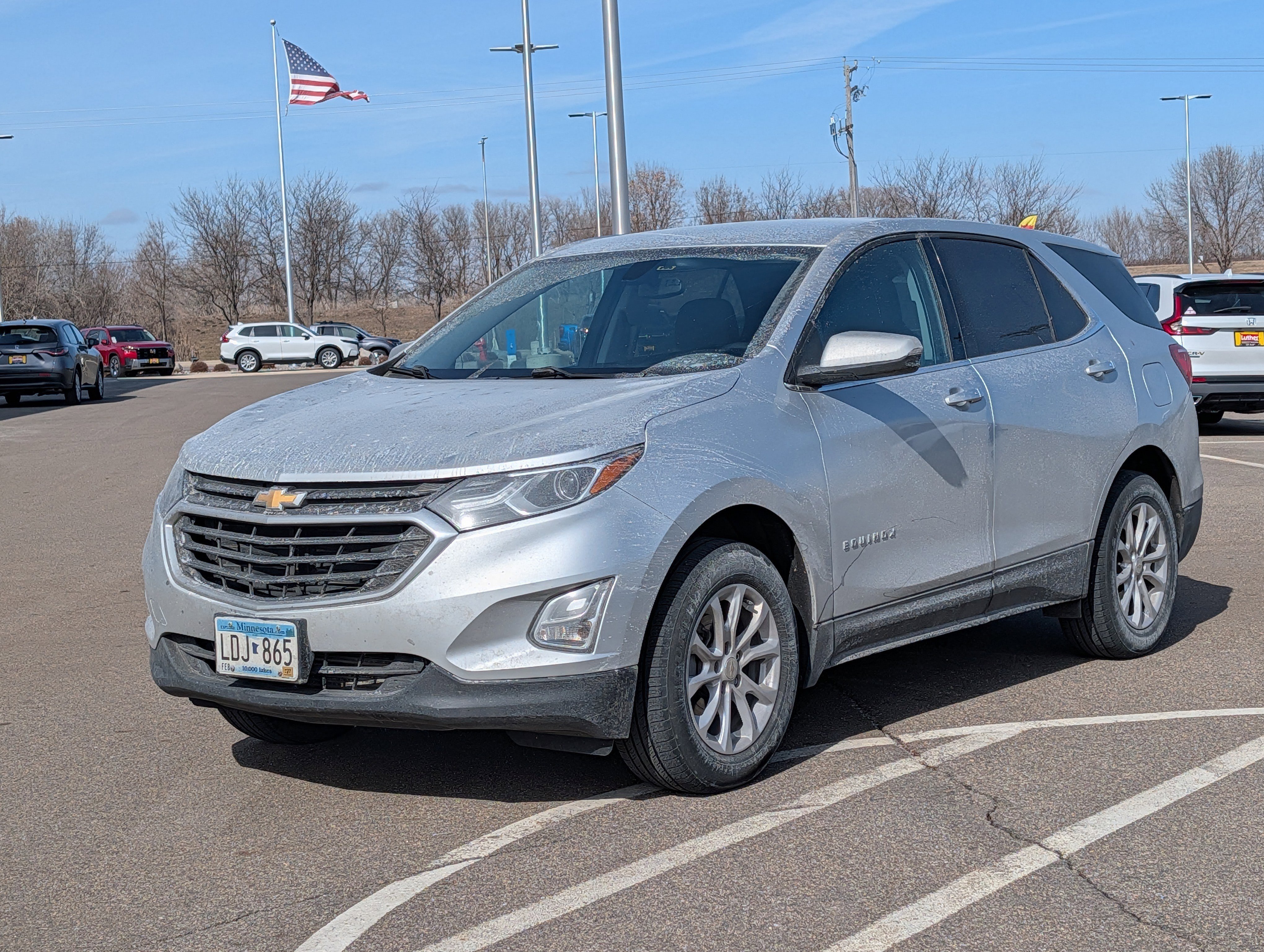 Used 2019 Chevrolet Equinox LT with VIN 3GNAXUEV7KS597128 for sale in Waite Park, Minnesota