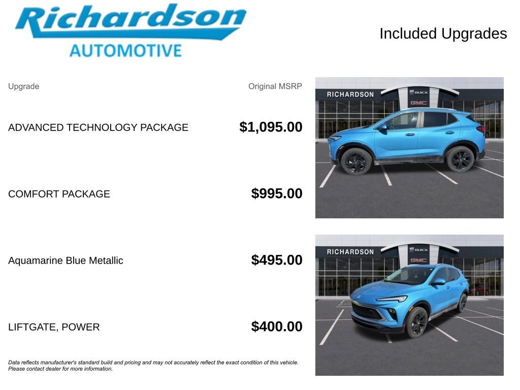 Used 2025 Aquamarine Blue Metallic Buick Sport Touring image 6