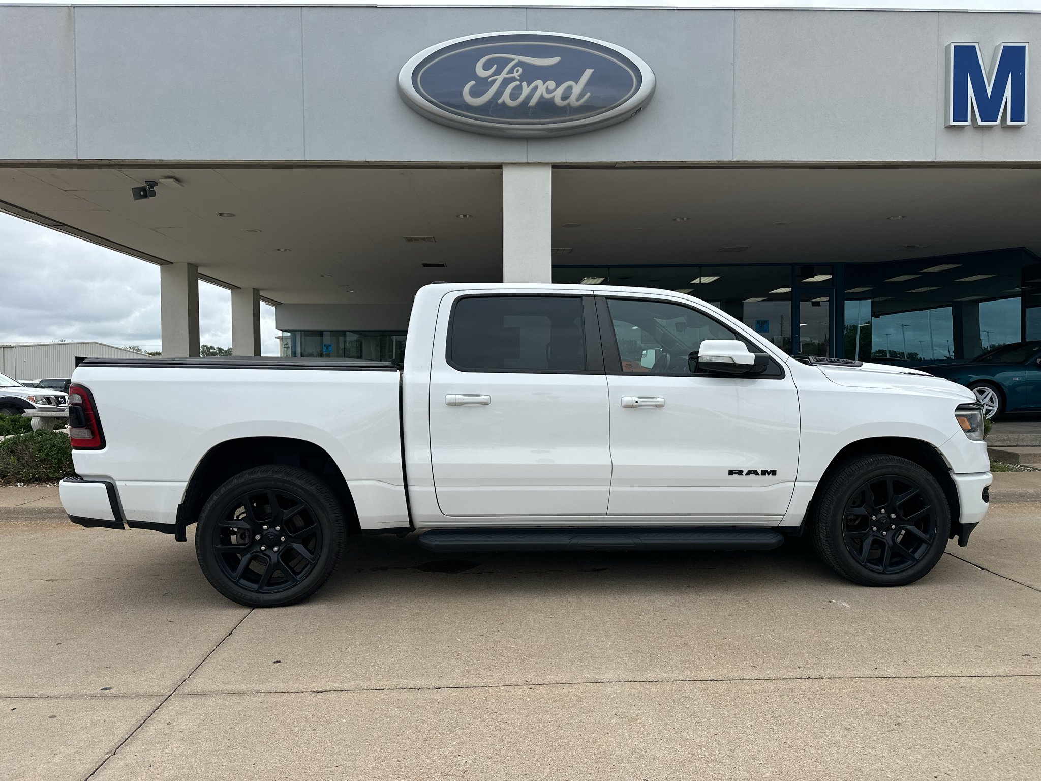 Used 2021 Bright White Ram Sport image 10
