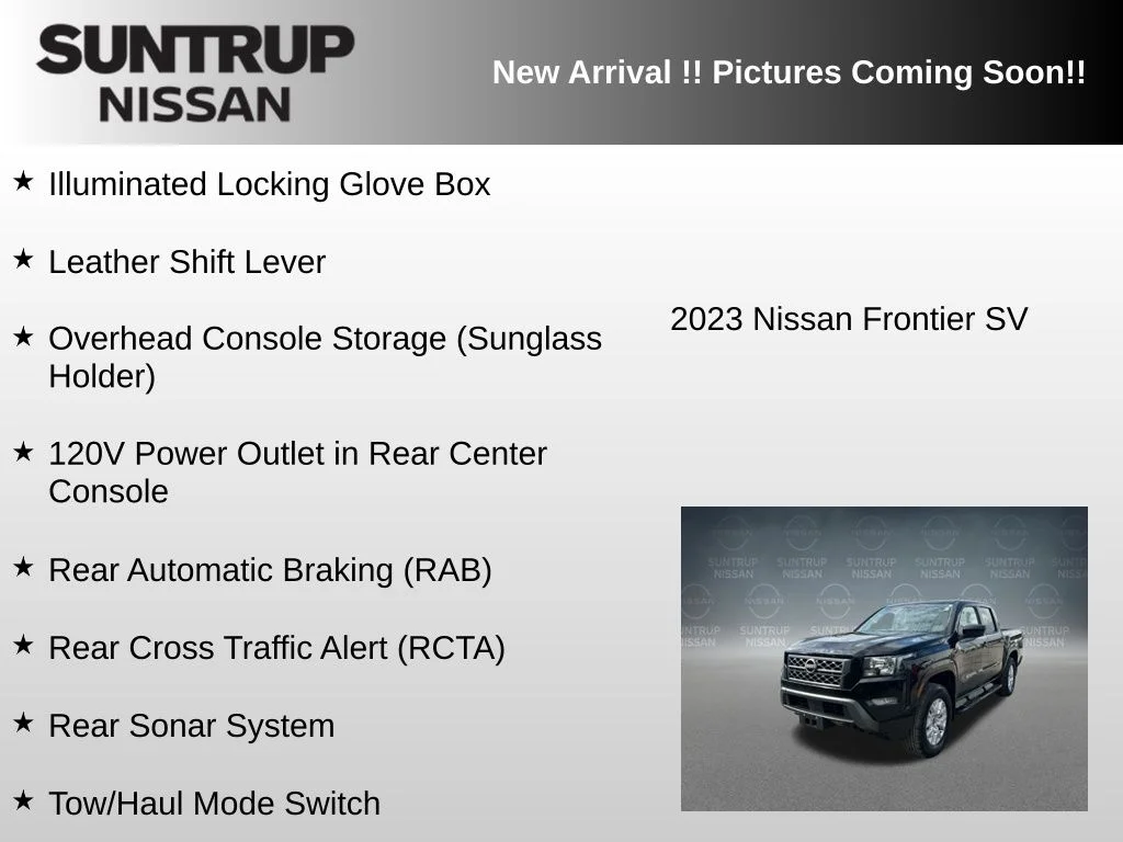 Used 2023 Black Nissan SV image 23
