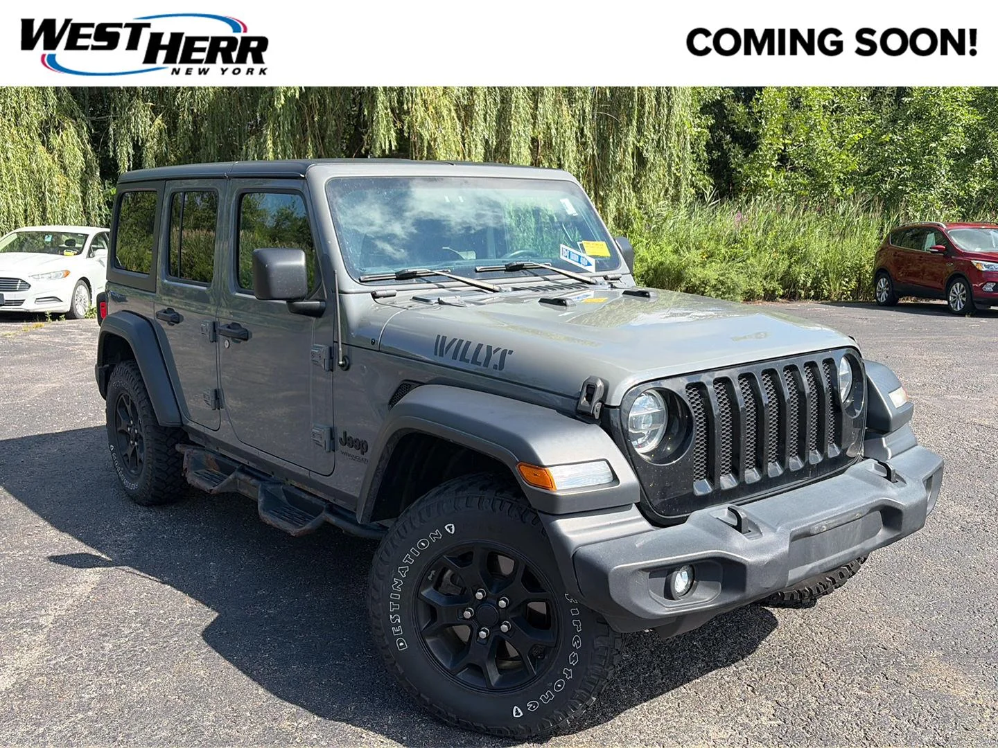 Used 2020 Sting-Gray Clearcoat Jeep Willys image 1