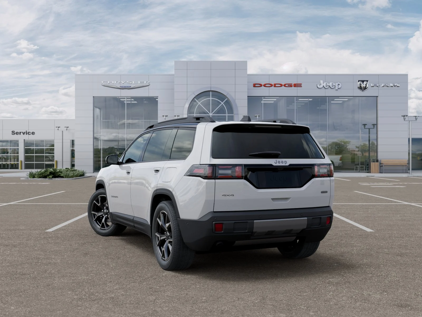 New 2026 Bright White Clear-Coat Exterior Paint Jeep Overland image 35