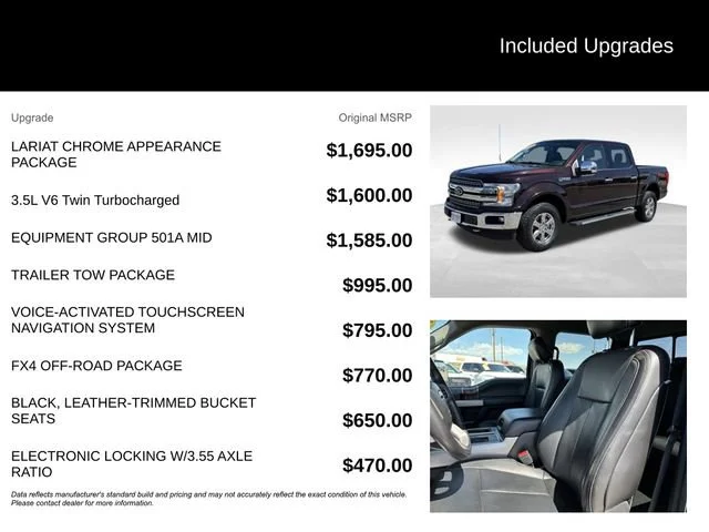 Used 2018 Red Ford LARIAT image 5