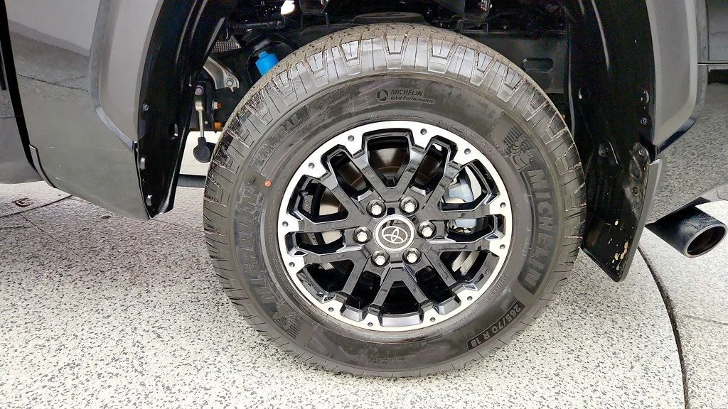 Used 2024 Midnight Black Metallic Toyota SR5 CrewMax 5.5