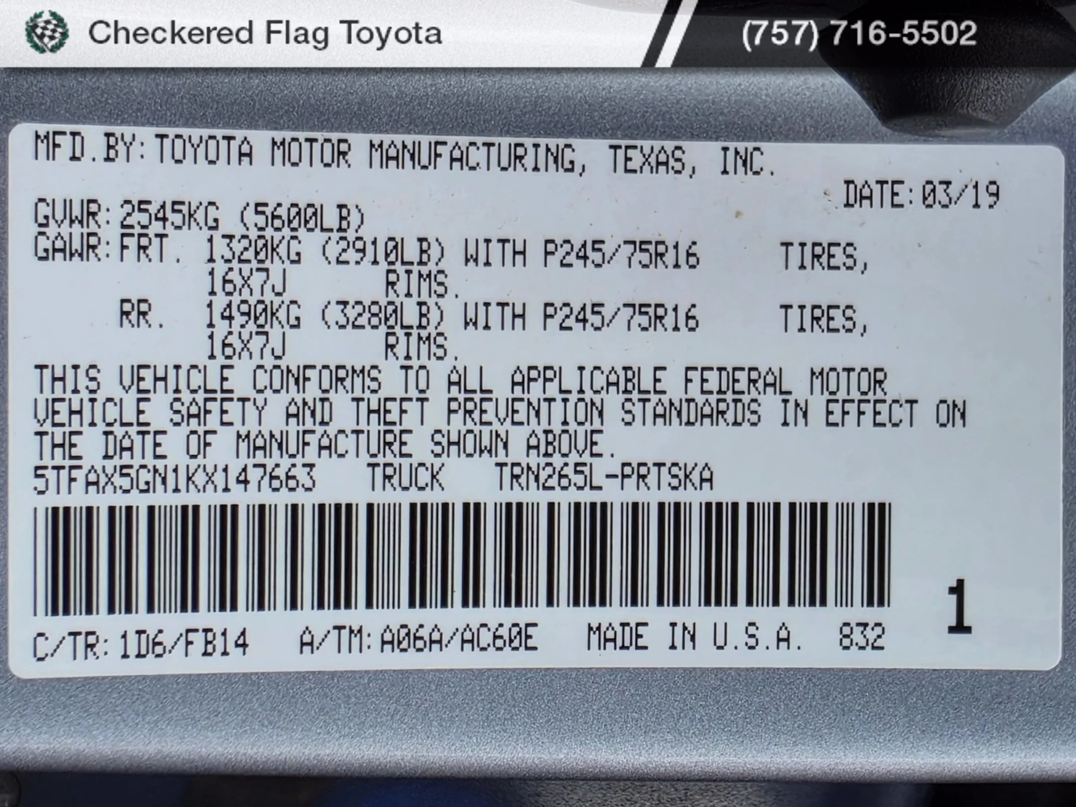 Used 2019 Silver Sky Metallic Toyota SR image 20