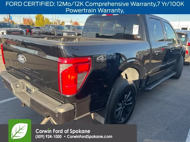 Used 2024 Agate Black Metallic Ford XLT image 5