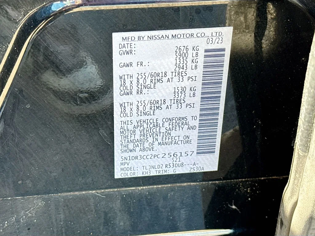 Certified Used 2023 Black Nissan SL image 25