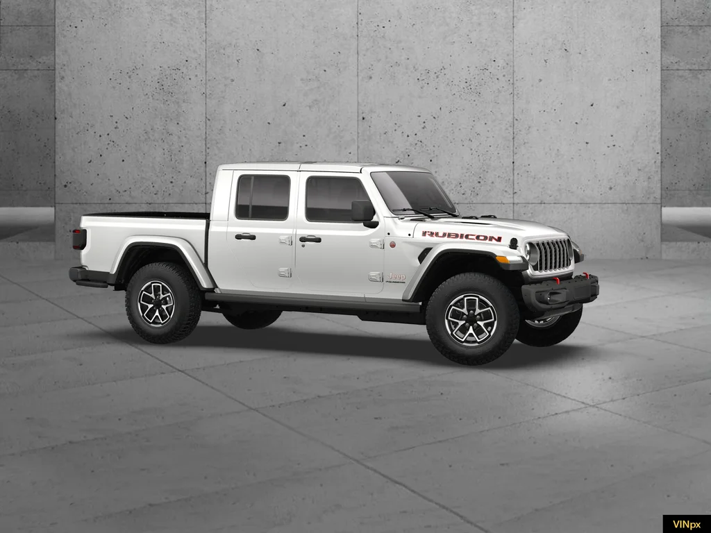 New 2026 Bright White Clear-Coat Exterior Paint Jeep Rubicon X image 9