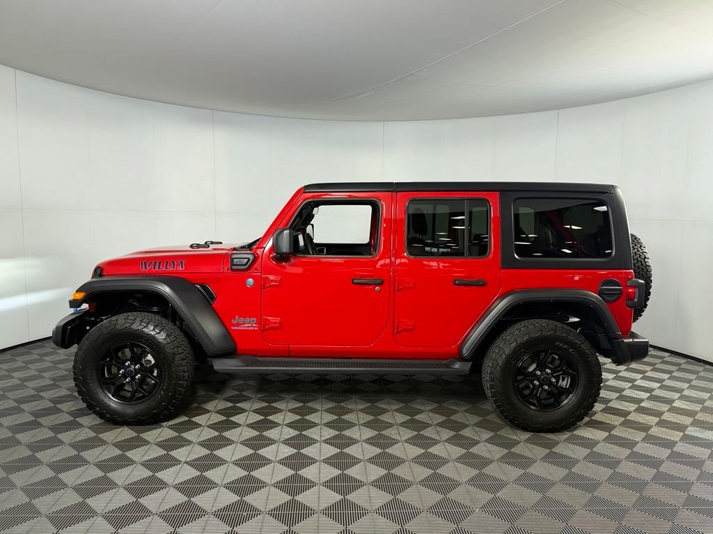 Certified Used 2024 Red Jeep Willys 4xe image 10