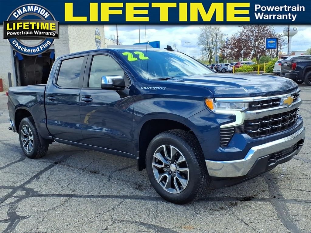 Used 2022 Blue Chevrolet LT image 1