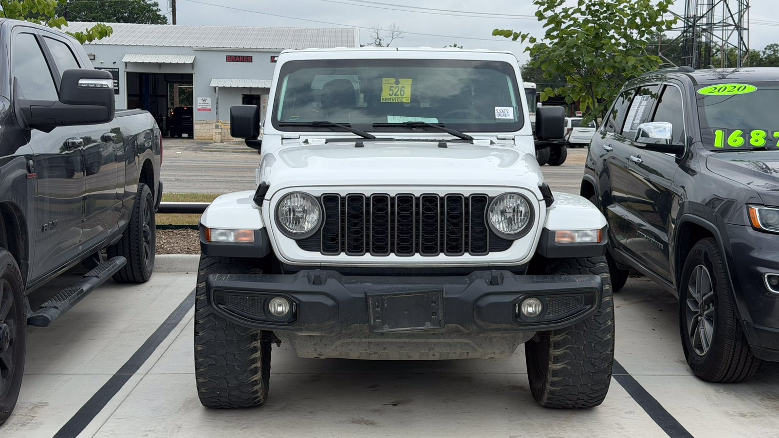 Certified Used 2025 Bright White Clearcoat Jeep Nighthawk image 12