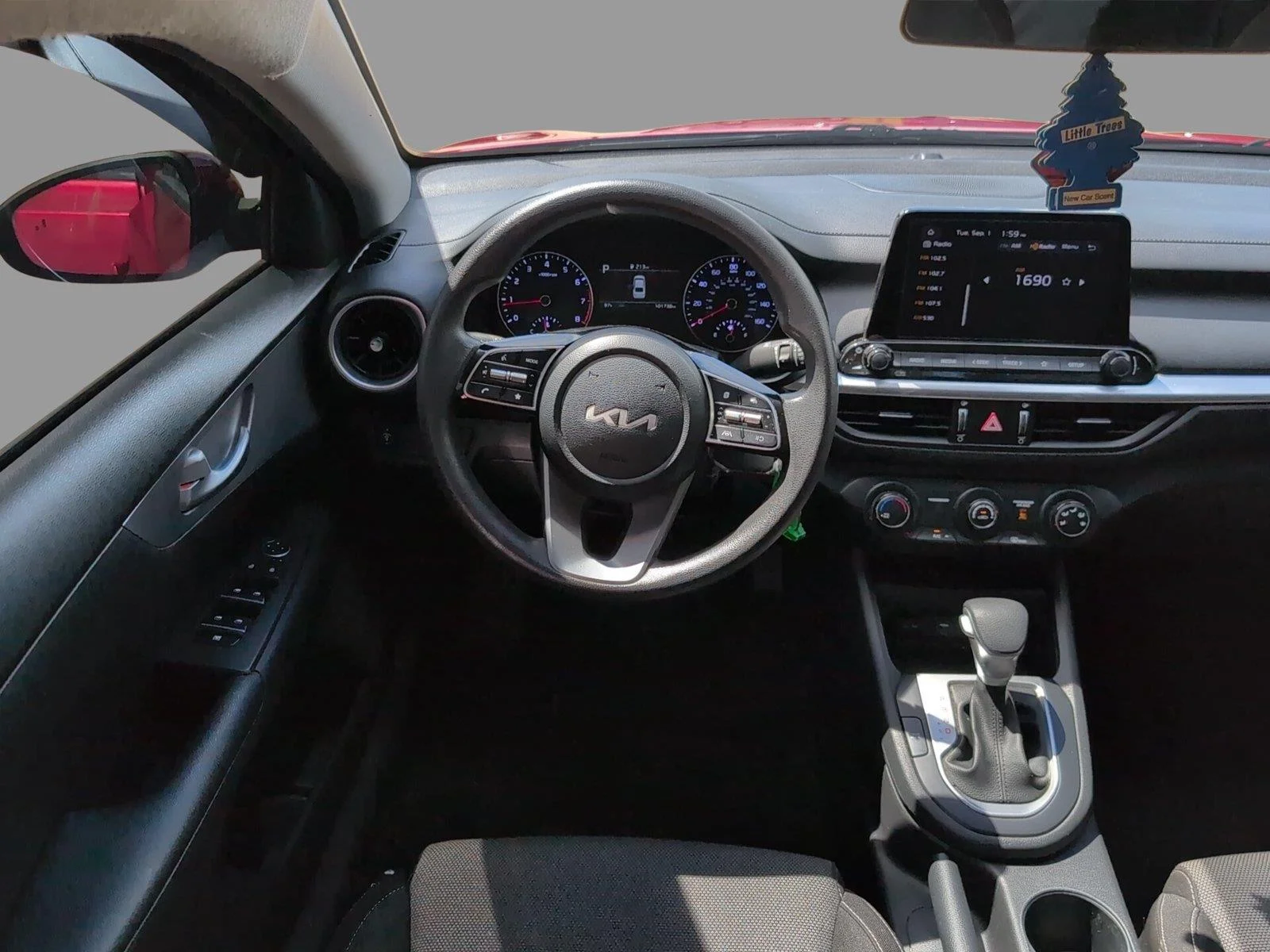 Used 2023 Currant Red Kia LXS image 24