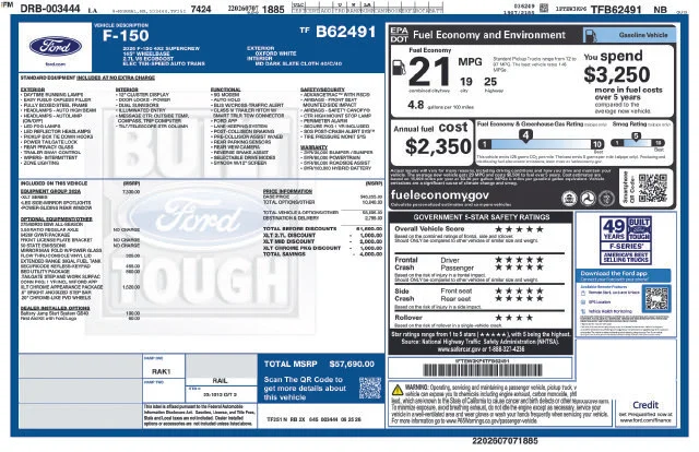 New 2026 Oxford White Ford XLT image 4