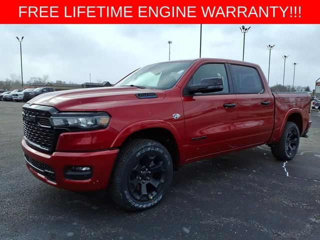 New 2026 Molten Red Pearl-Coat Exterior Paint RAM Big Horn/Lone Star image 3