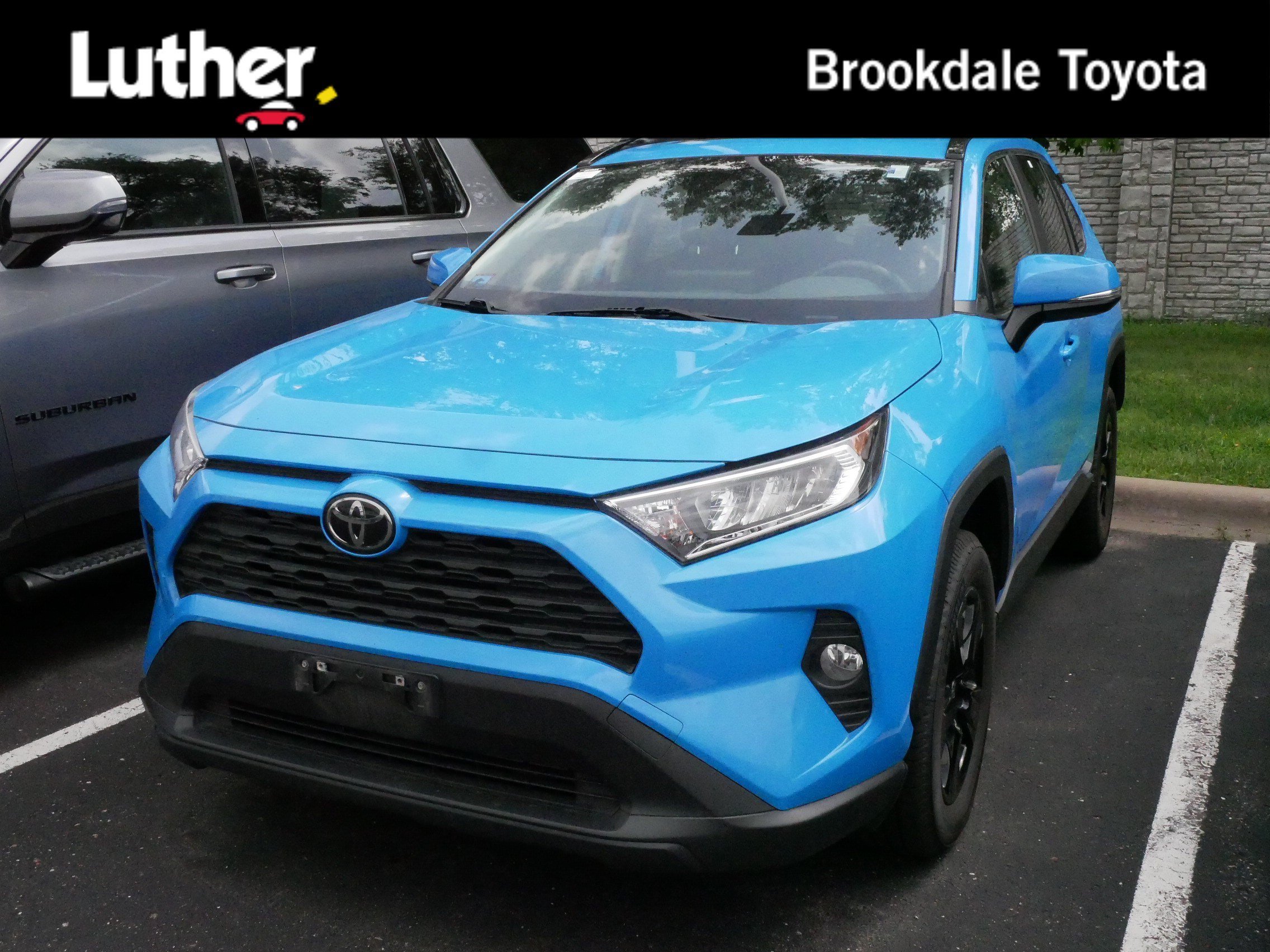 Used 2021 Blue Flame Toyota XLE image 1