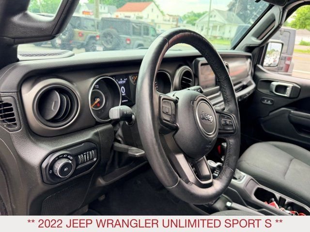 Used 2022 Gray Jeep Unlimited Sport S image 11