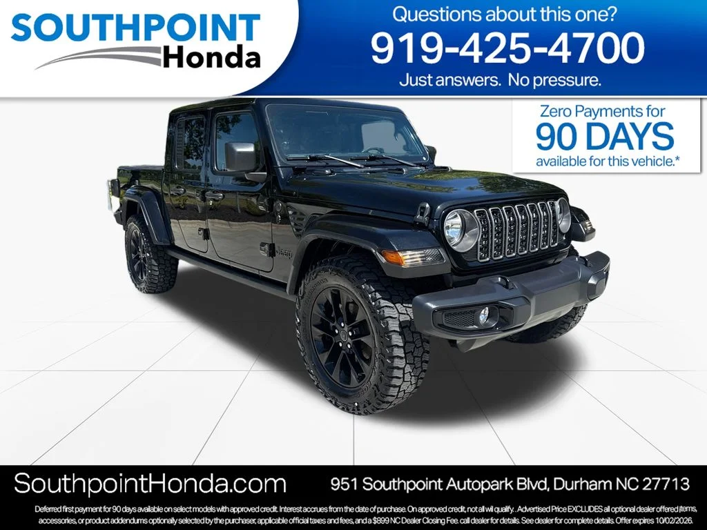 Used 2025 Black Clearcoat Jeep Nighthawk image 1