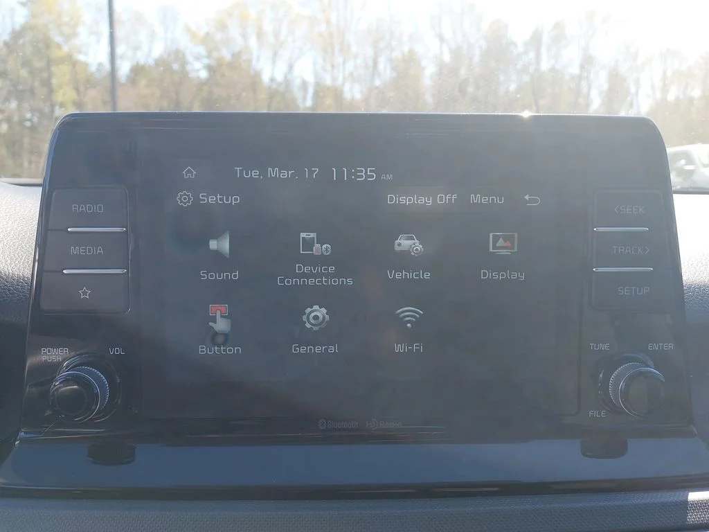 Used 2021 Blue Kia LX image 21