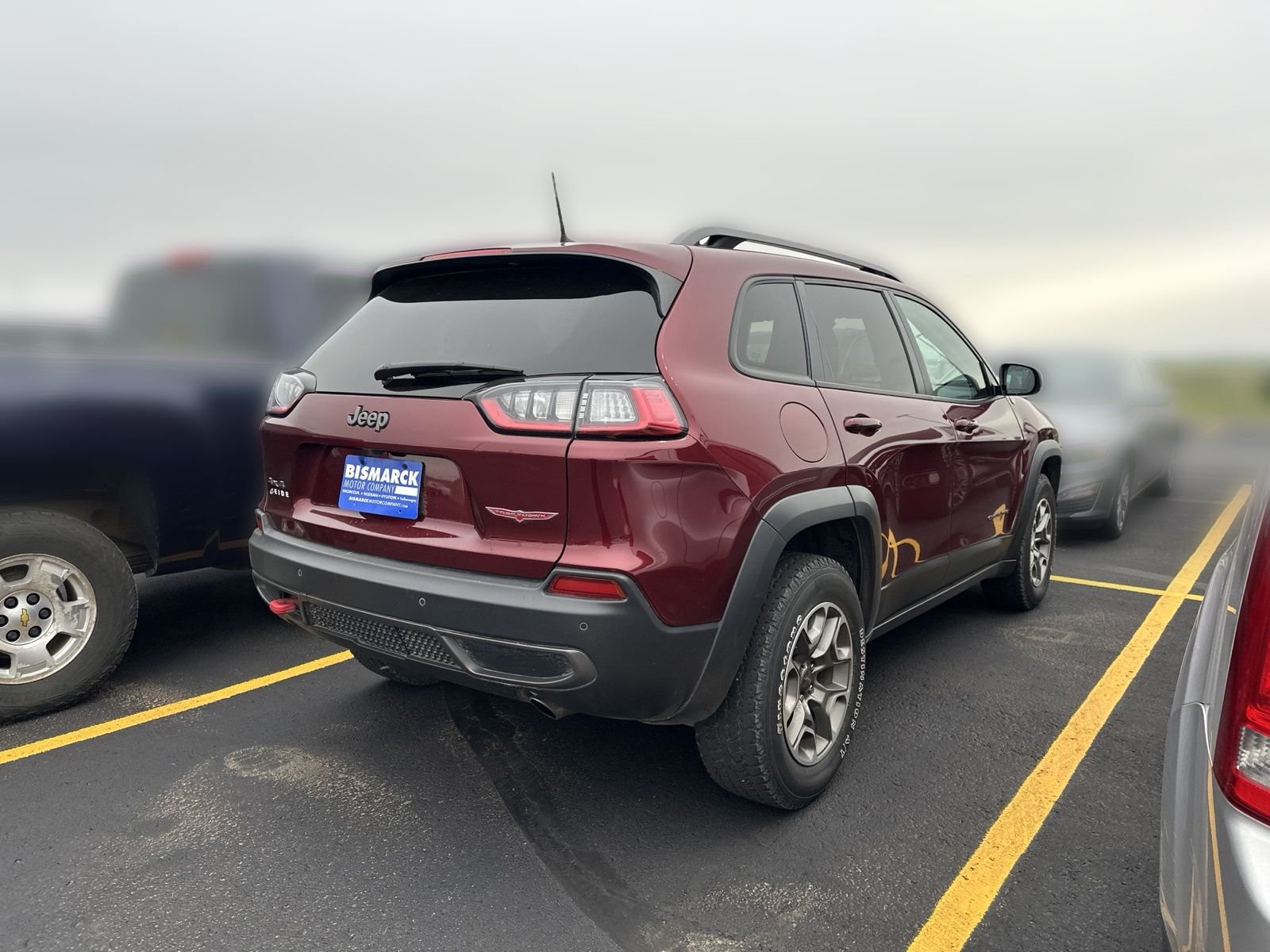 Used 2020 Red Jeep Trailhawk image 3