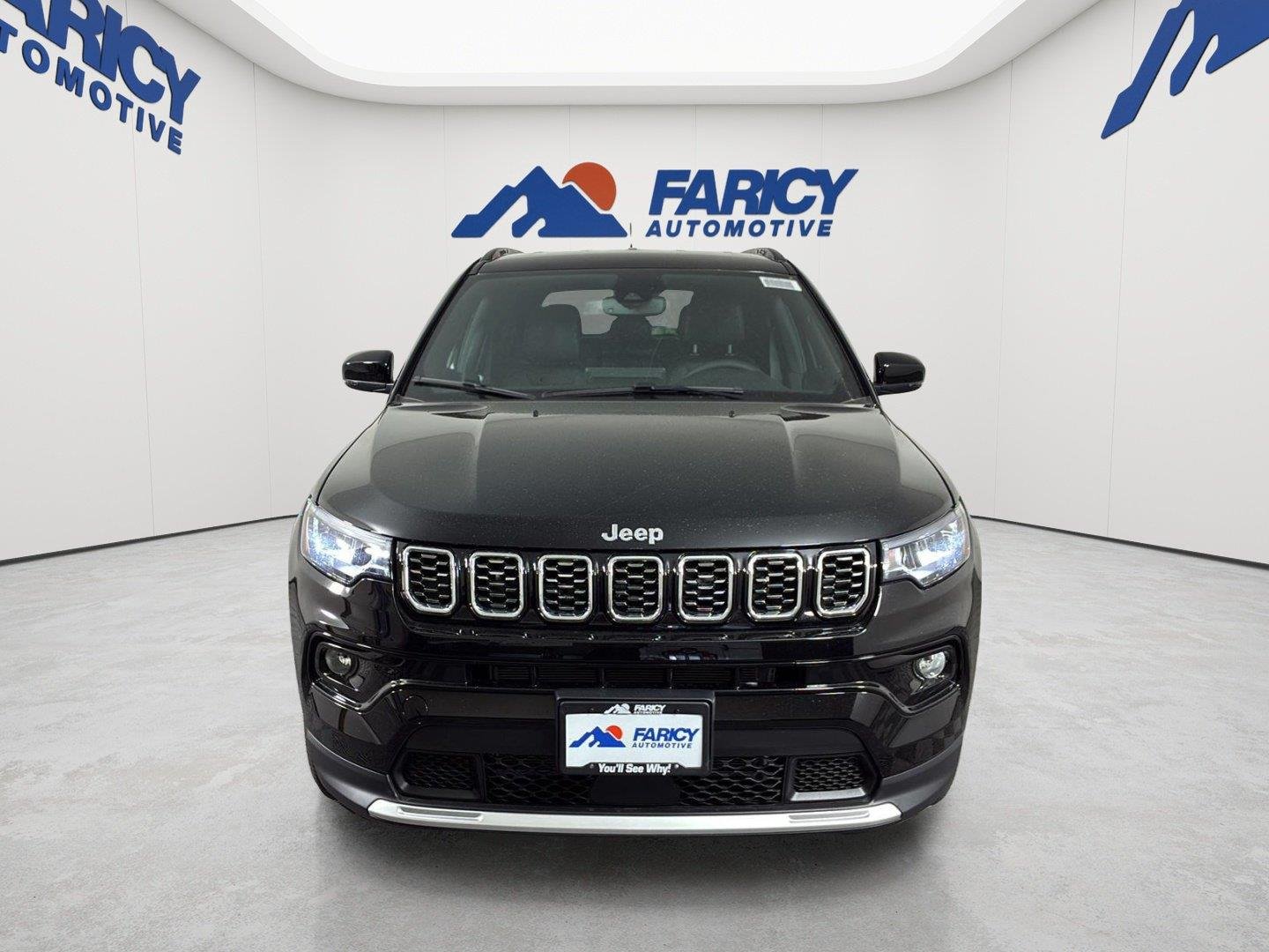 New 2026 Diamond Black Crystal Pearlcoat Jeep Limited image 4