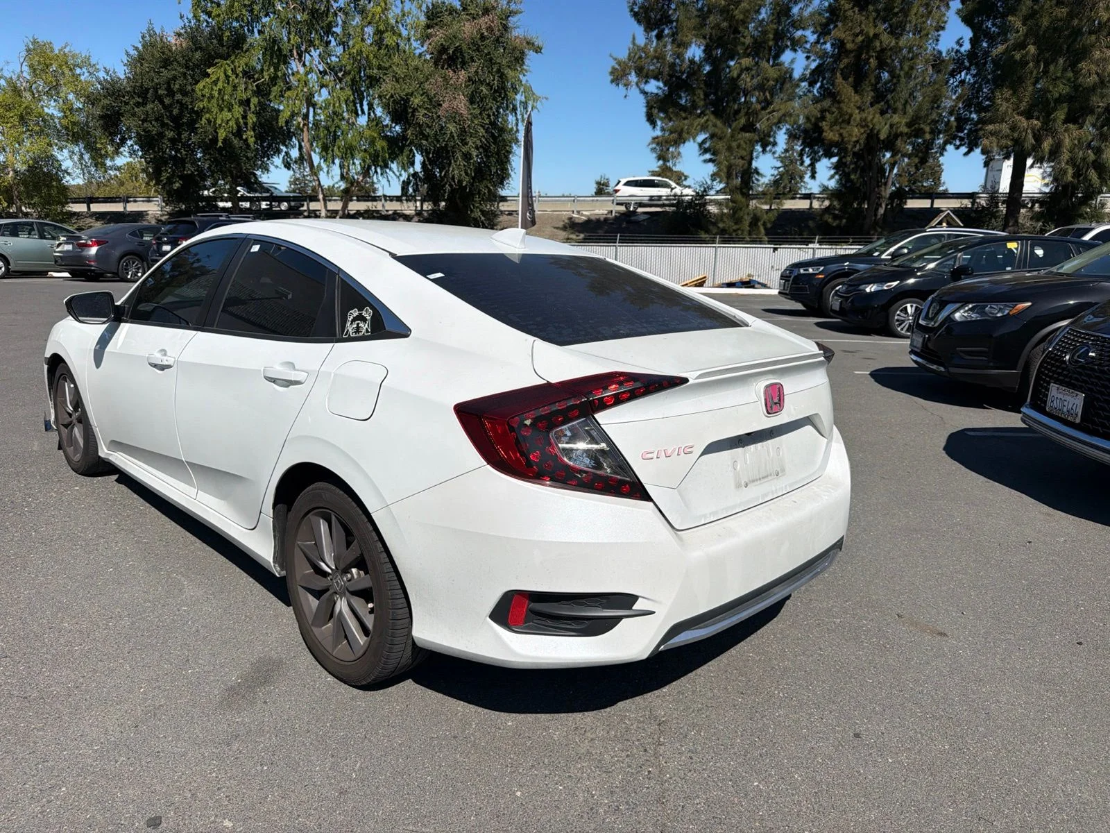 Used 2019 White Orchid Pearl Honda EX image 5