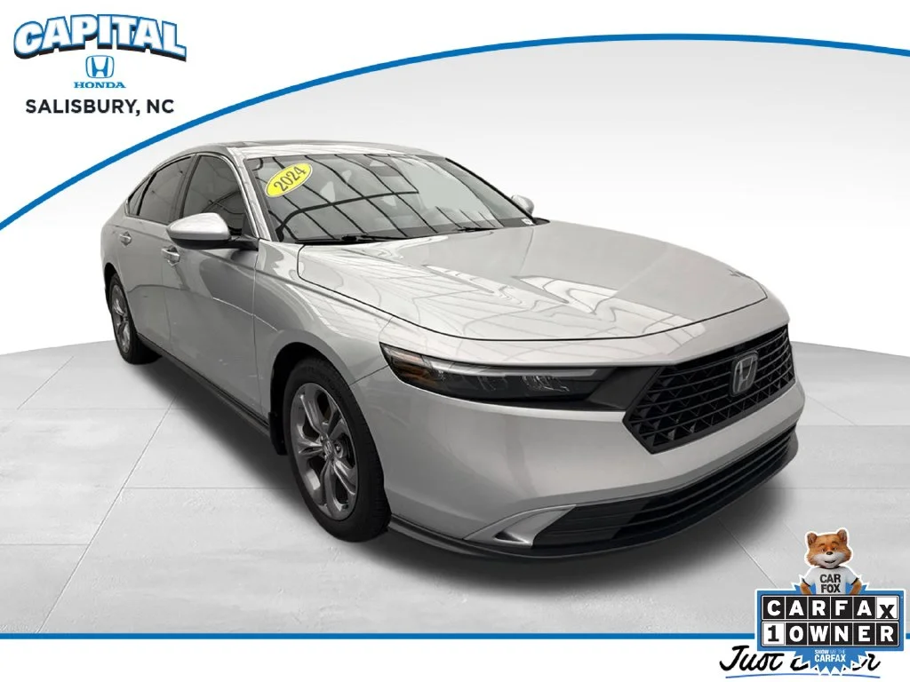 Used 2024 Meteorite Gray Metallic Honda EX image 1