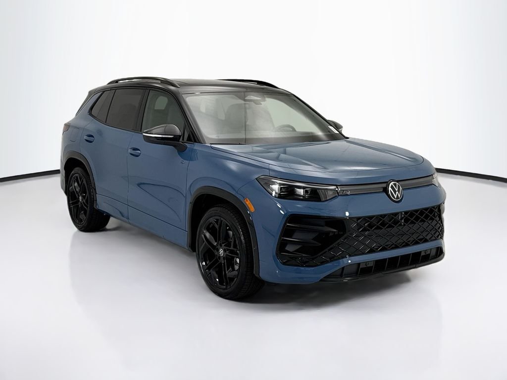New 2026 Monterey Blue W/Deep Black Roof Volkswagen SE R-Line Black image 3