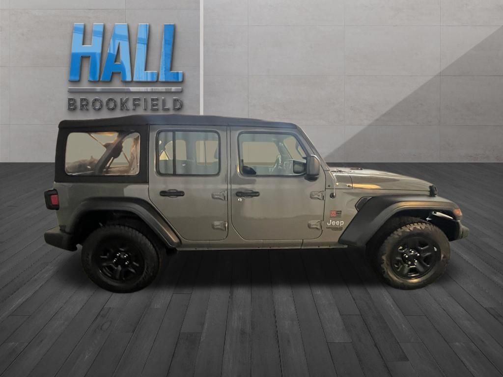 Used 2018 Gray Jeep Unlimited Sport image 7
