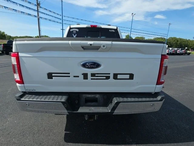 Used 2021 White Metallic Ford Lariat image 6