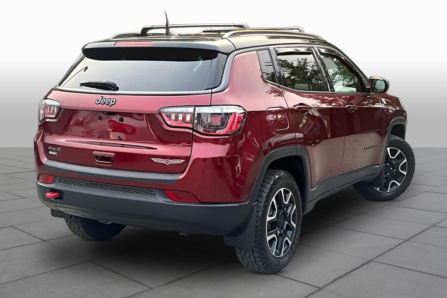 Used 2021 Velvet Red Pearlcoat Jeep Trailhawk image 13