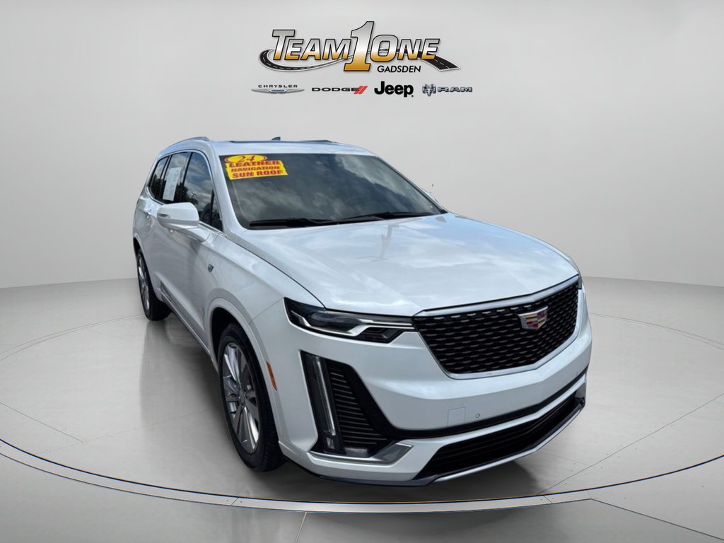 Used 2024 Crystal White Tricoat Cadillac FWD Premium Luxury image 1