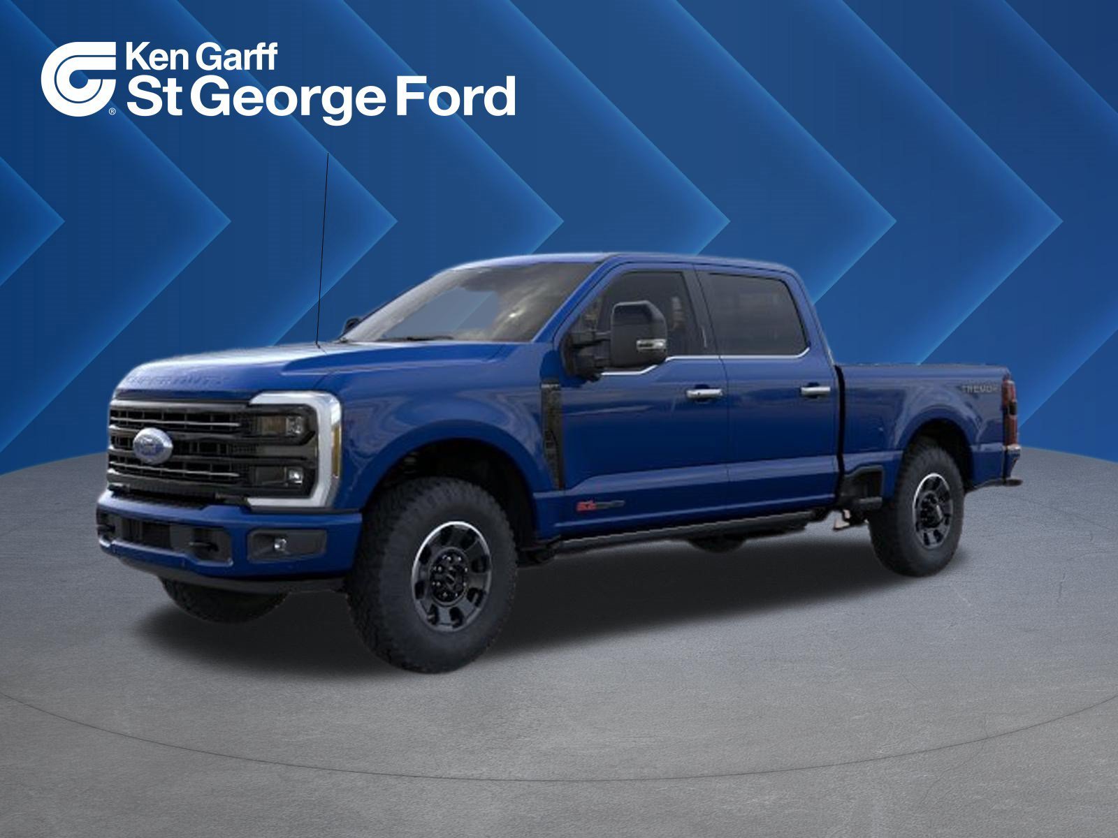 New 2026 Argon Blue Metallic Ford Platinum image 1