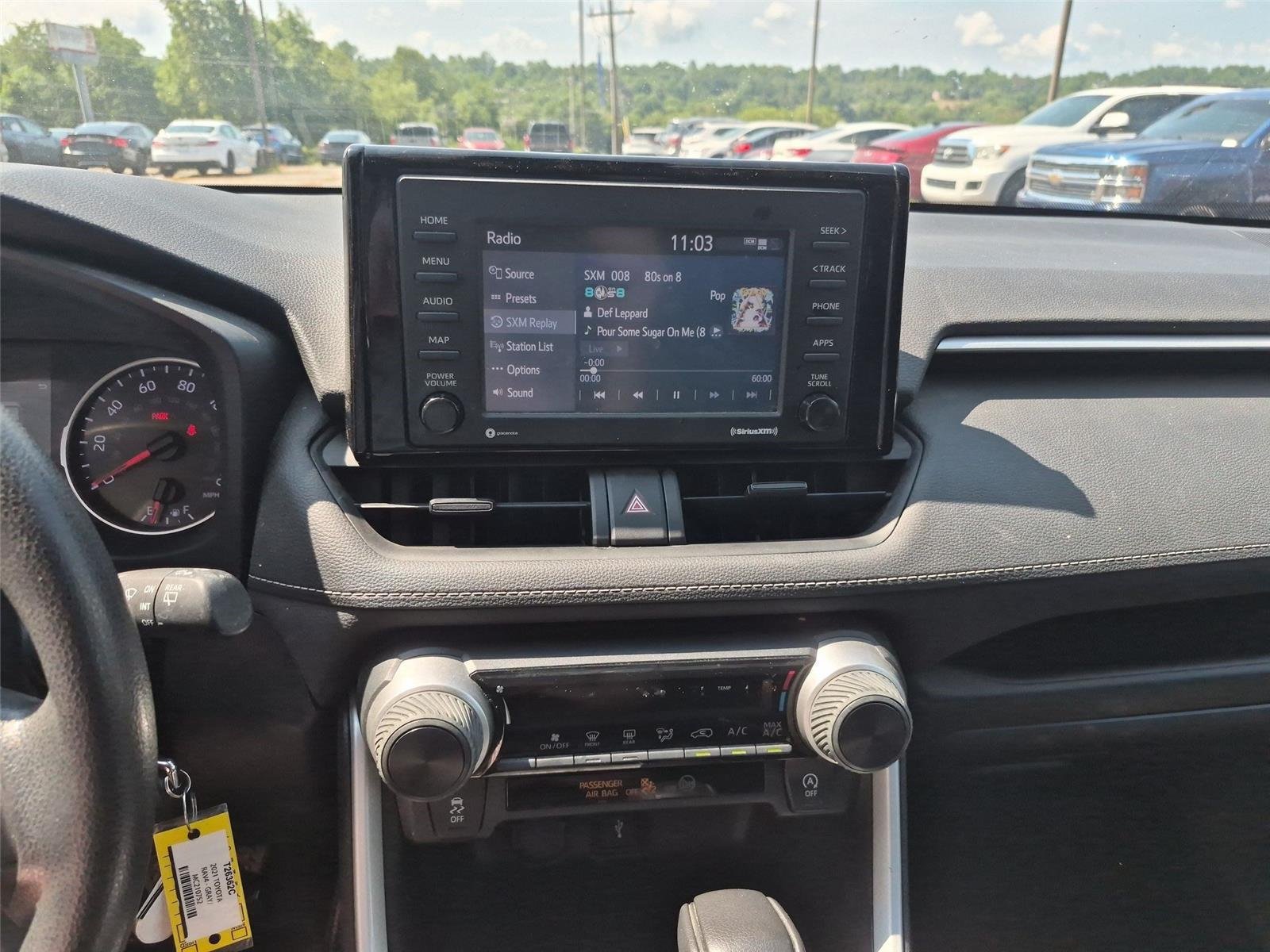 Used 2021 Magnetic Gray Metallic Toyota LE image 24