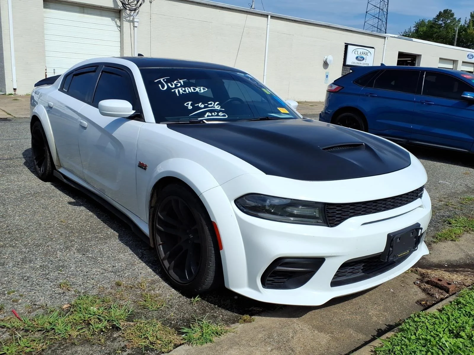 Used 2020 White Knuckle Clearcoat Dodge Scat Pack Widebody image 3