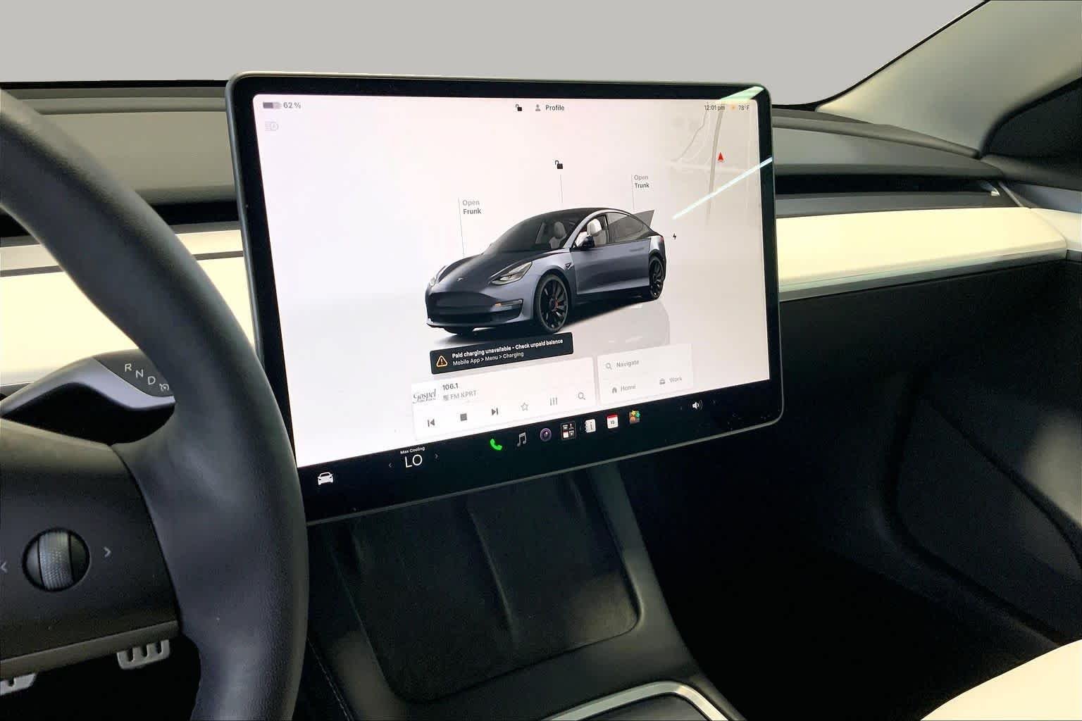 Used 2022 Midnight Silver Metallic Tesla Performance image 6