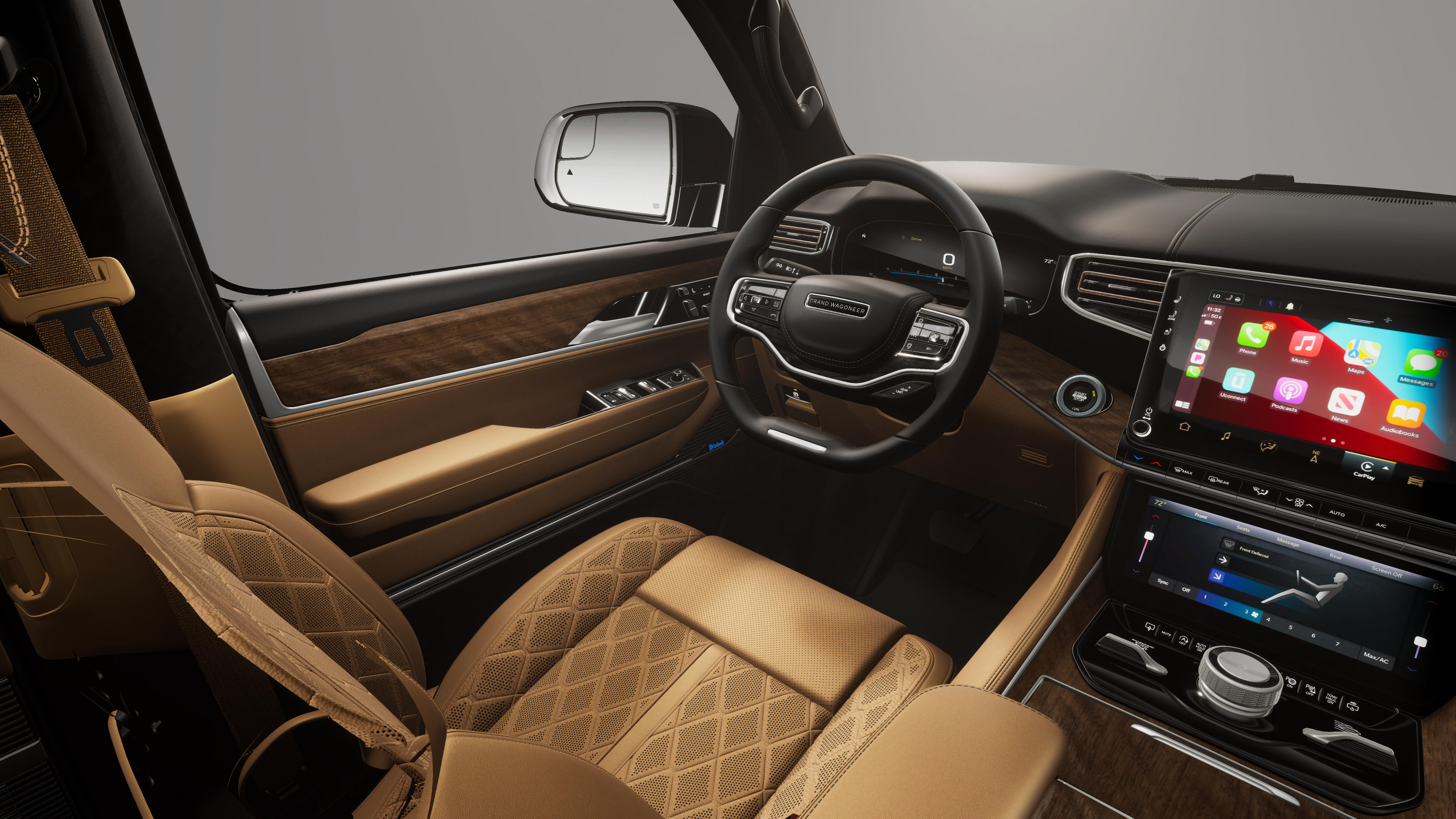 New 2026 High Gloss Black Exterior Paint Jeep Grand Wagoneer image 8