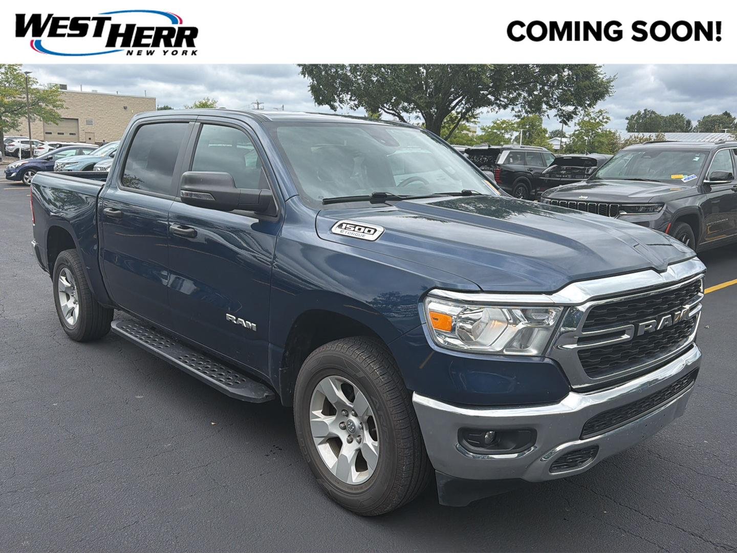 Used 2023 Patriot Blue Pearlcoat Ram Big Horn image 1