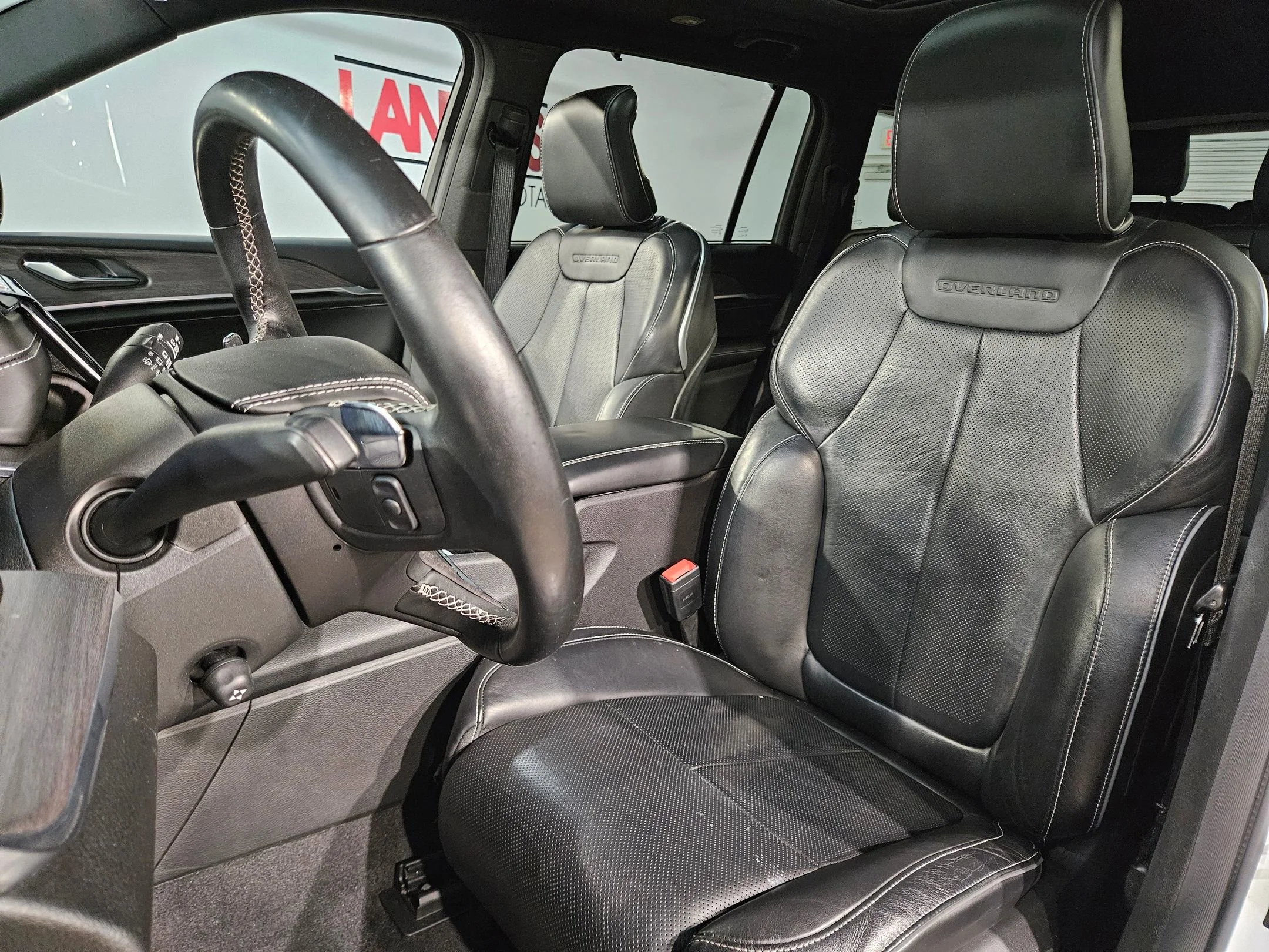 Used 2021 Bright White Clearcoat Jeep Overland image 24