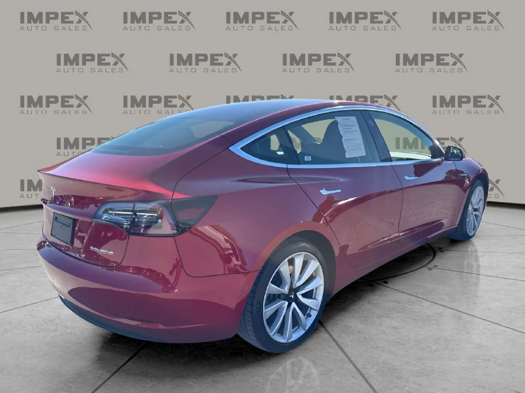 Used 2020 Red Tesla Performance image 5