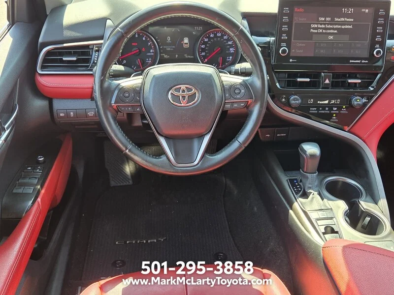 Used 2022 BLACK TOYOTA XSE AUTO image 11