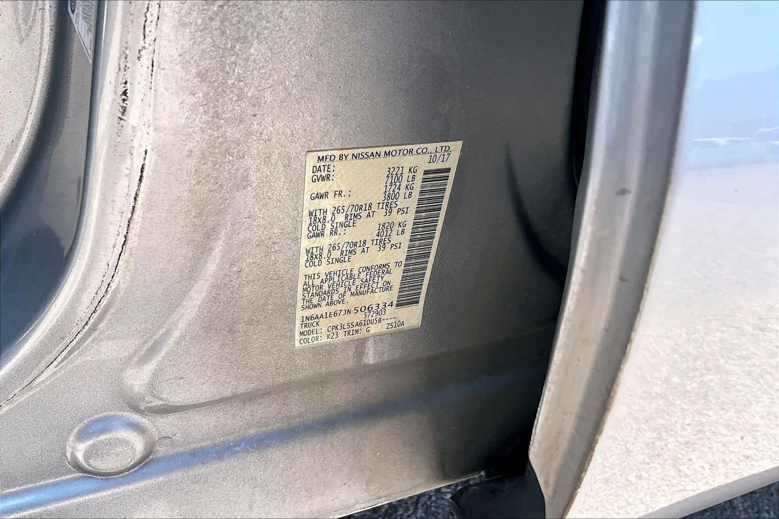 Used 2018 Brilliant Silver Nissan SV image 35