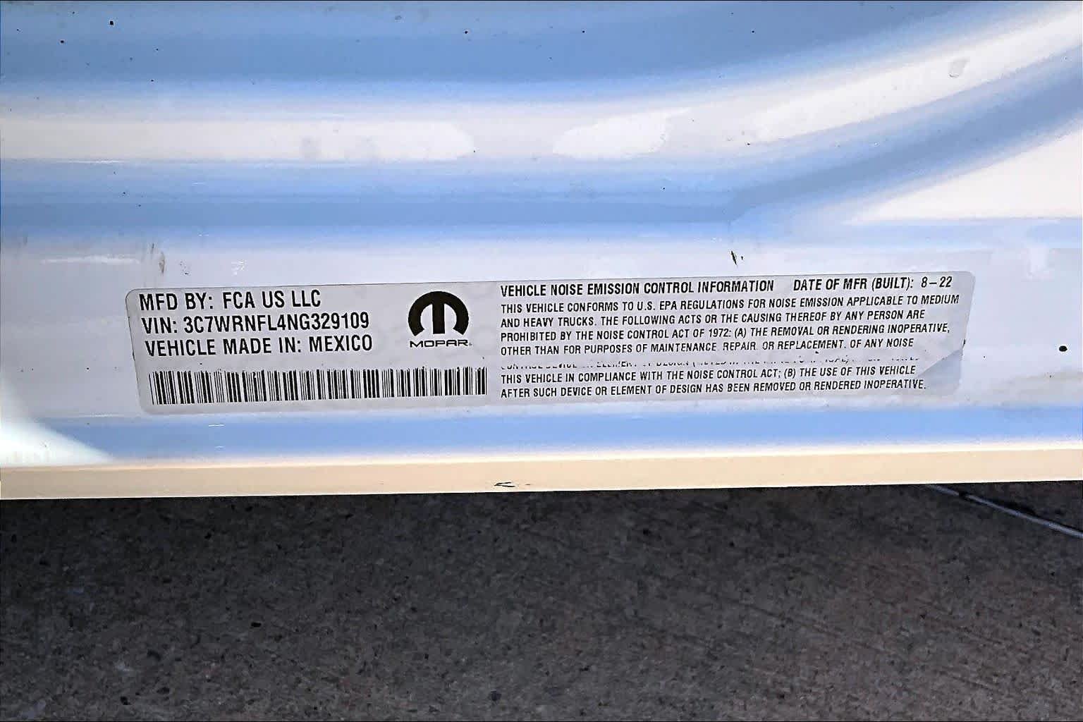 Used 2022 Bright White Clearcoat Ram Tradesman image 31
