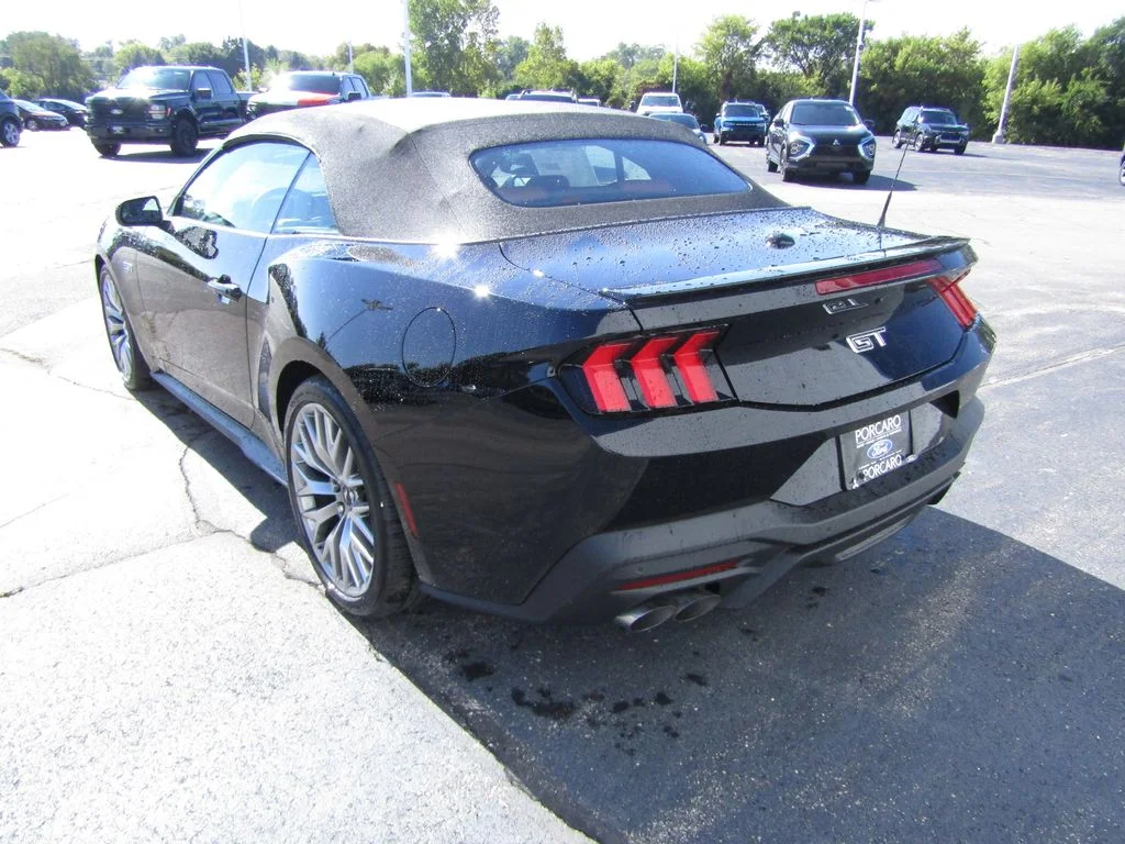 New 2025 Shadow Black Ford GT Premium Convertible image 9