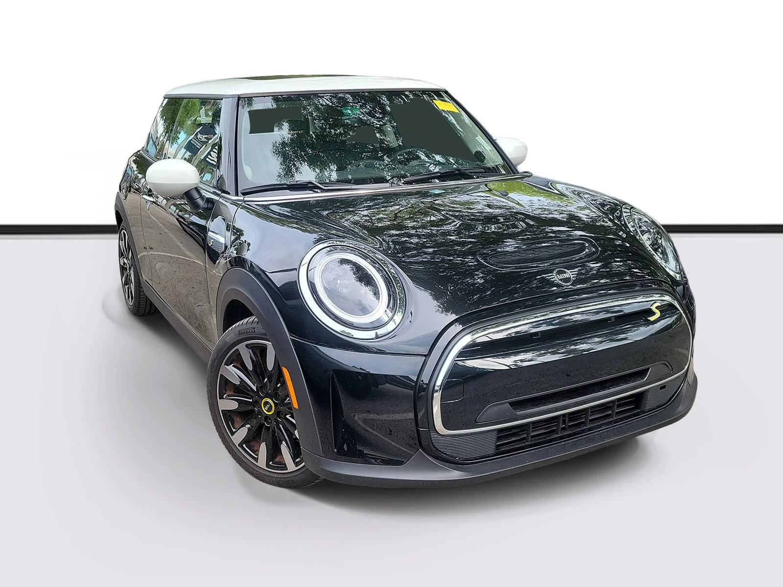 Certified Used 2024 Midnight Black MINI Cooper SE image 1