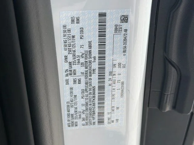 New 2026 Oxford White Ford Cargo Van image 15