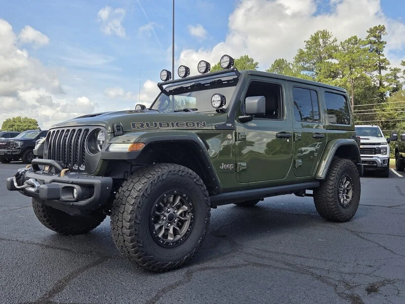 Used 2021 Green Clearcoat JEEP UNLIMITED RUBICON 392 image 3