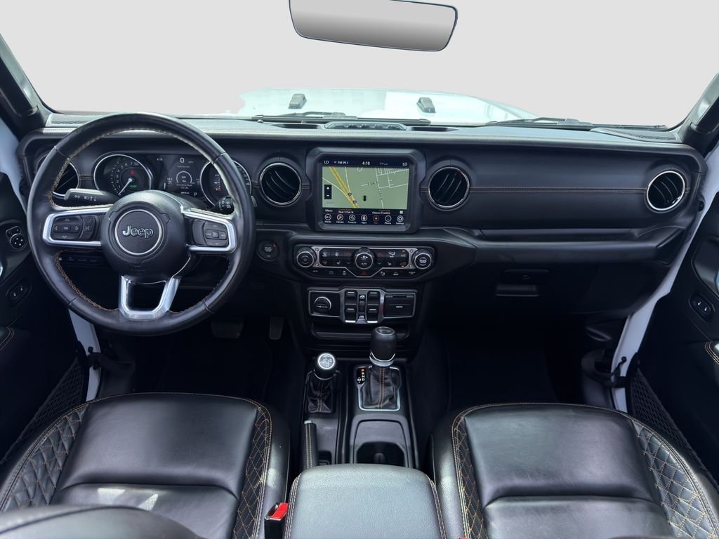 Used 2021 White Jeep Unlimited Sahara 4xe image 14